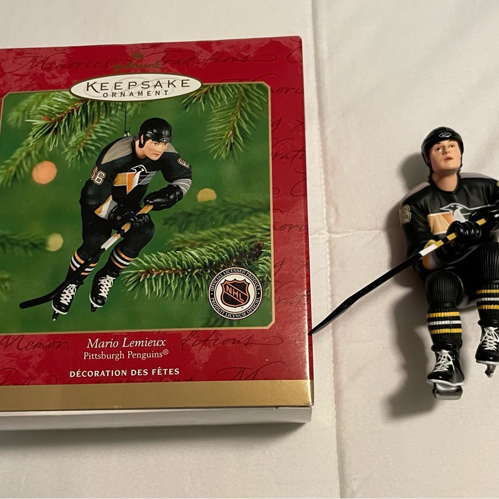 Keepsake Ornament - Mario Lemieux Pittsburgh Penguins
